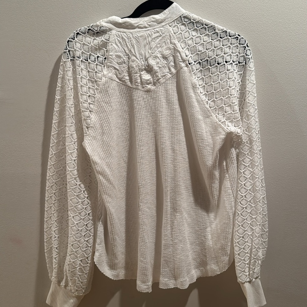 Free People The Sweetest Thing embroidered top Medium - Picture 9 of 9